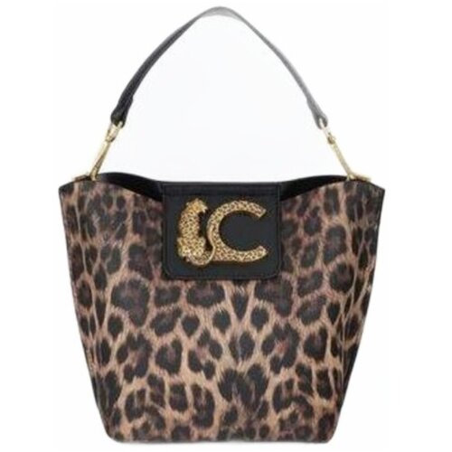 Lola Casademunt Torbe Crossbody Bag With Chain Detail And Leop Večbarvna Slike