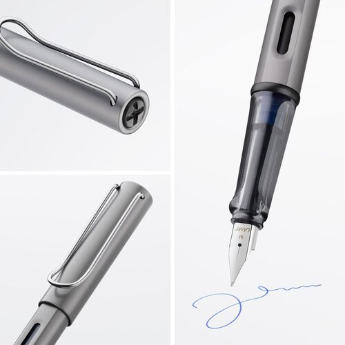 Kosmos Nalivpero Lamy AL-star Graphite (0.6) plavi ispis M 026 T10 4000303 Slike