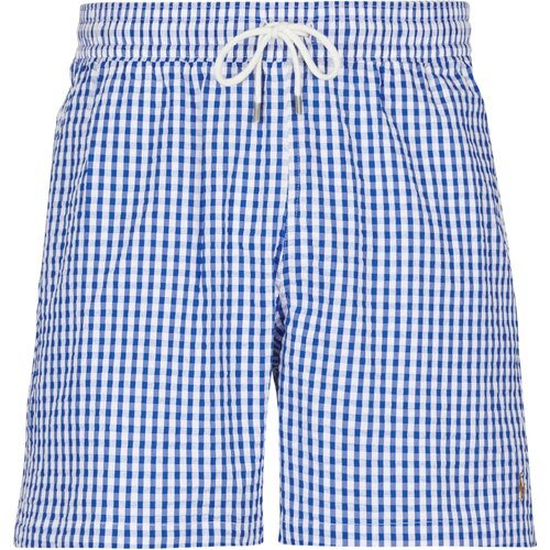 Polo Ralph Lauren Kopalke / Kopalne hlače MAILLOT DE BAIN A CARREAUX EN SEERSUCKER Modra Cene