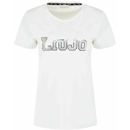 Liu Jo ženska logo majica  LJTA4204 JS923 10604 Cene