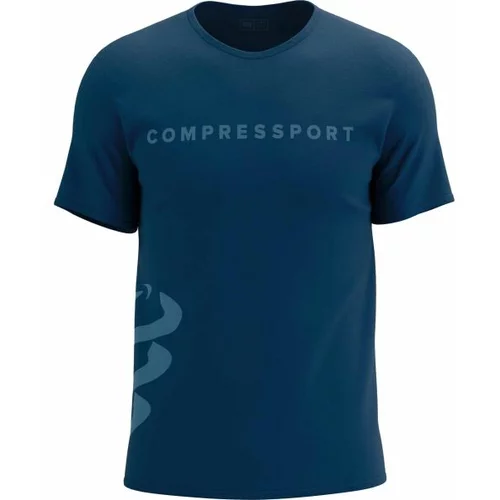 Compressport LOGO SS TSHIRT Muška sportska majica, plava, veličina