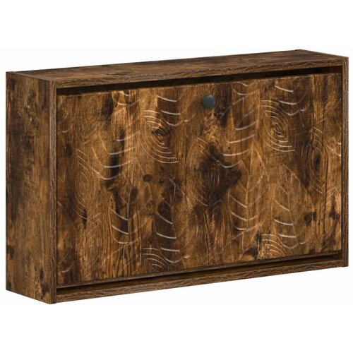  Ormar za cipele na zidu DELFT 71 x 17 x 43 cm Konstruirano drvo - Dimljeni hrast Slike