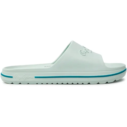 Pepe Jeans Natikači Beach Slide W PLS70131 Zelena