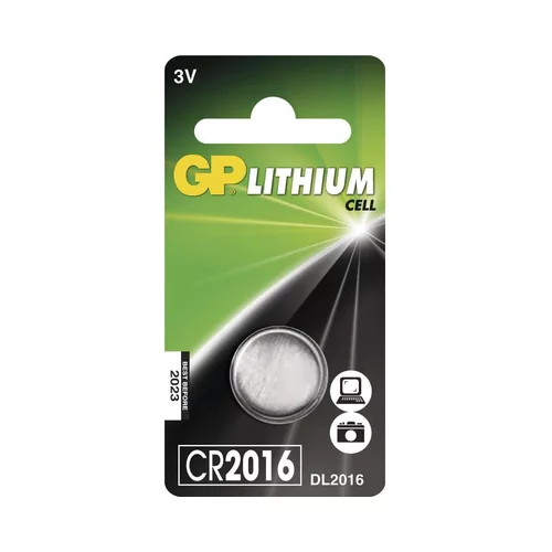 Gp Battery Lithium Button CR2016 1 pc