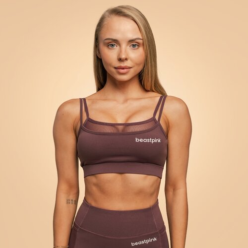 BeastPink Sportski grudnjak Breeze Mulberry Cene