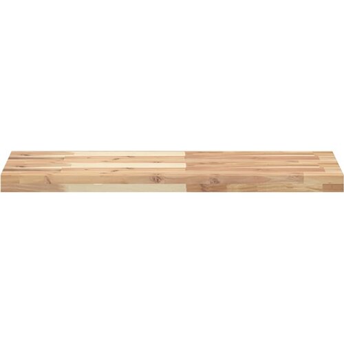  Plutajuća polica 80 x 30 x 4 cm masivno neobrađeno drvo bagrema Slike