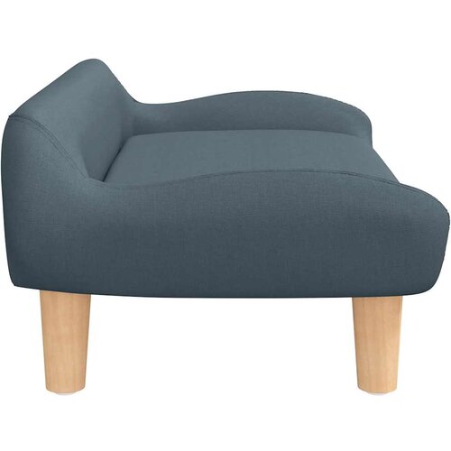  Krevet za pse tamnosivi 70x40x24 cm od tkanine Slike