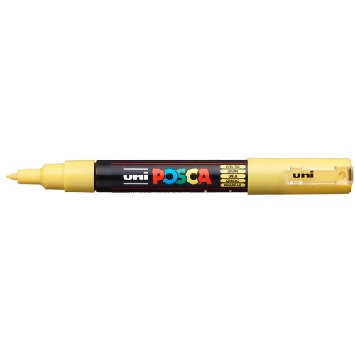 POSCA Uni flomaster; konica 0,7 mm bullet; rumen, (21290535) Cene