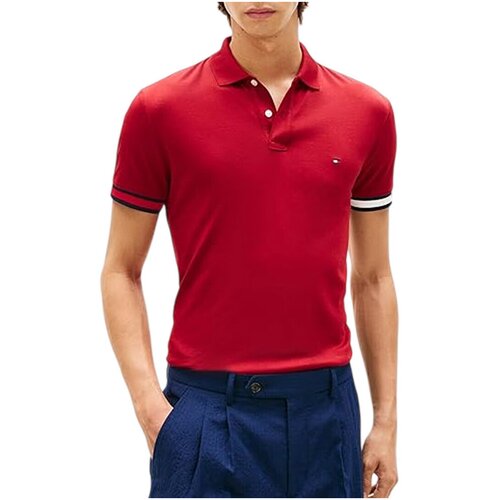 Tommy Hilfiger Majice &amp;amp; Polo majice MW0MW42743 Rdeča Slike
