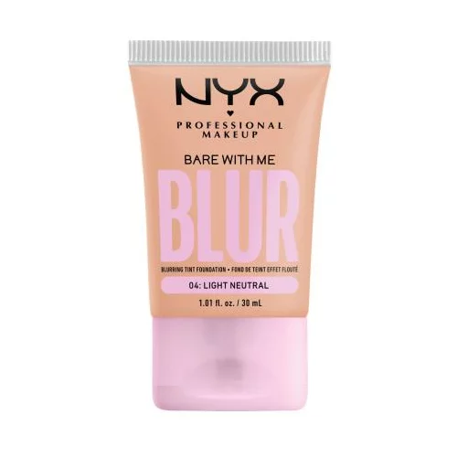 NYX Professional Makeup Bare With Me Blur Tint Foundation puder mješovita 30 ml Nijansa 04 light neutral