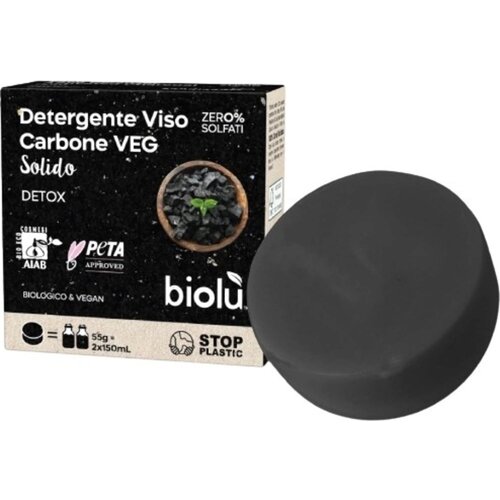 biolù Trdo čistilo za obraz z aktivnim ogljem - 55 g Cene