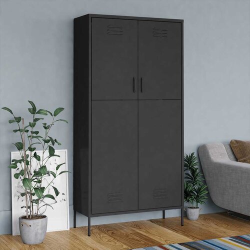  Ormar antracit 90 x 50 x 180 cm čelični Cijene