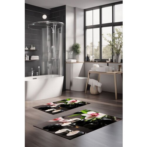  CT-5186 multicolor bathmat set (2 pieces) Cene