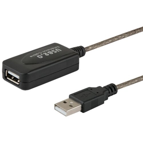 Savio CL-130 USB active port extension 10m USB 2.0-A male USB 2.0-A female Black Cijene