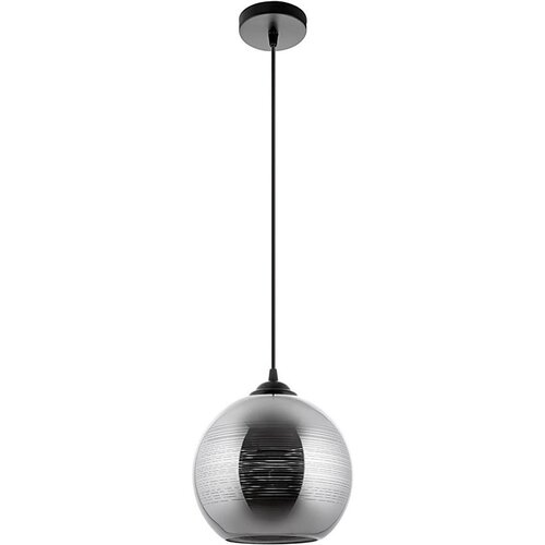  Luster na sajli 1xE27/60W/230V, prečnik 20 cm, crna Cene