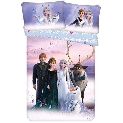 Jerry Fabrics Bombažna otroška posteljnina za otroško posteljico 100x135 cm Frozen 2 – Cene