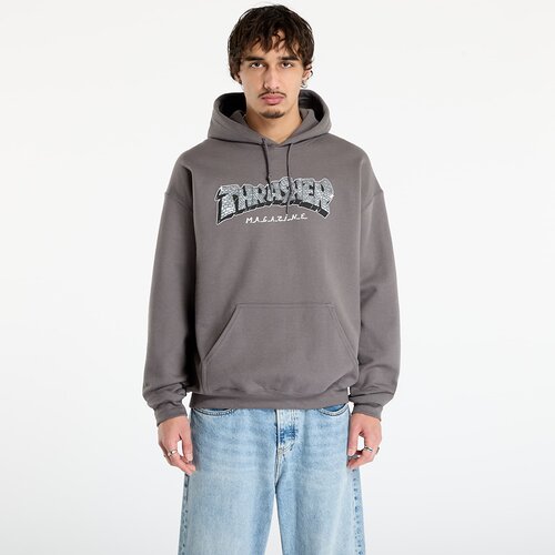 Thrasher Sweatshirt Disco by Spanky Hoodie Charcoal L Cene