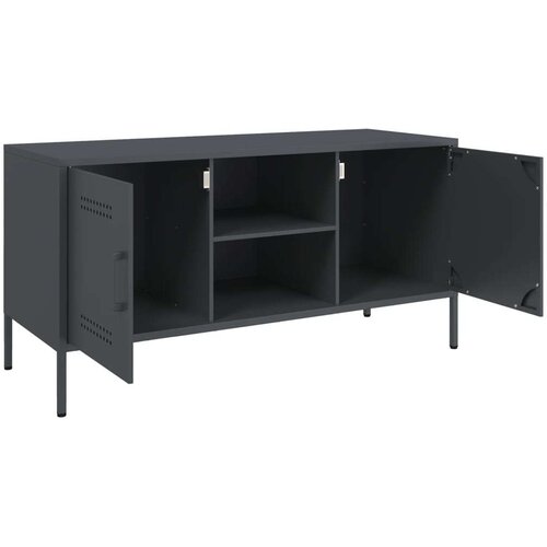 vidaXL TV ormarić antracit 100,5 x 39 x 50,5 cm čelični Cene