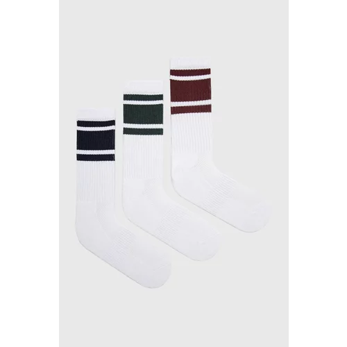 Abercrombie & Fitch Čarape 3- Pack za muškarce, boja: bijela