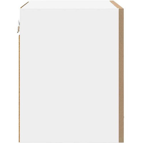  ormarić 2 pcs Umjetnički hrast i bijela 40 x 31 x 40 cm Slike