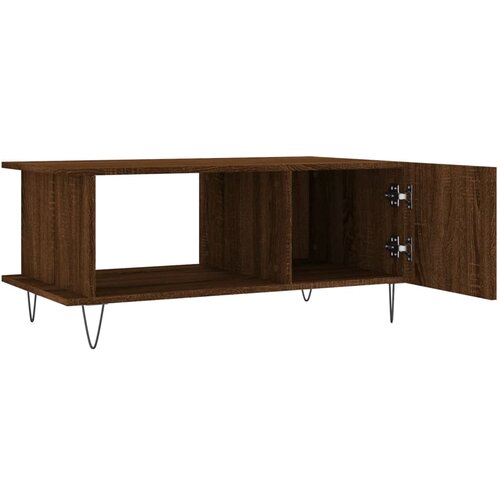  Stolić za kavu Smeđa hrasta 90x50x40 cm konstruirano drvo Slike