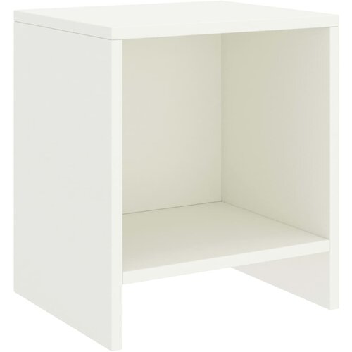 Furnova Nočna omarica bela 35x30x40 cm trdna borovina, (21927575) Cene