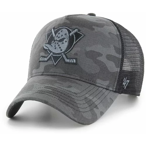 47 Brand Kapa sa šiltom NHL Anaheim Ducks boja: siva, s aplikacijom, H-TCMDT25LAP-CC