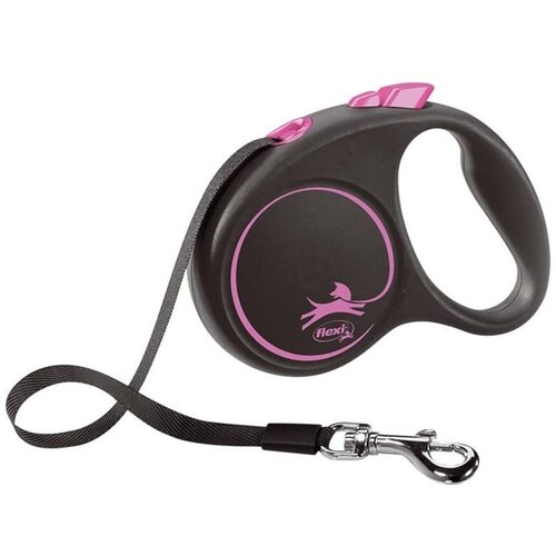 Flexi Povodac za pse Flexi BLACK DESIGN Crna Roza S Cijene