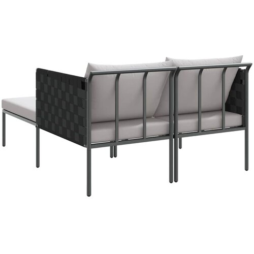  Ležaljka na suncu s jastukom Antracit 153 x 115 x 69.5 cm Slike