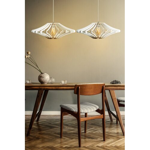 Opviq Luster 172, 19 cm E27, 40W, Bijeli Slike