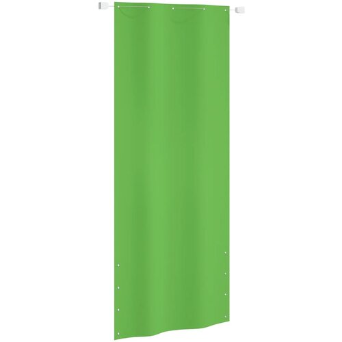 Balkonski zastor svjetlozeleni 100 x 240 cm od tkanine Oxford Cijene