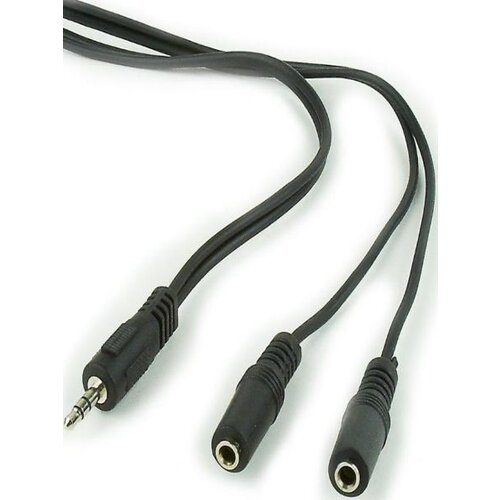Gembird CCA-415 3.5mm stereo plug to 2 stereo sockets audio kabl 5m Cene