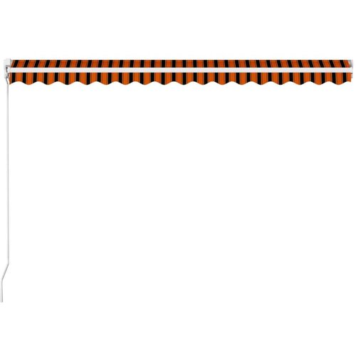  Tenda na ručno uvlačenje 400 x 300 cm narančasto-smeđa Slike
