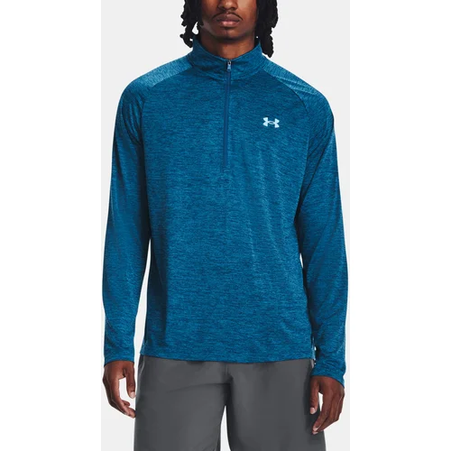 Under Armour T-Shirt UA Tech 2.0 1/2 Zip-BLU - Men