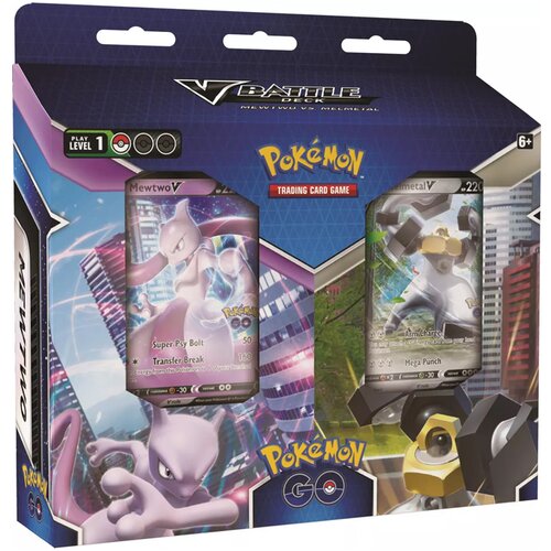 POKEMON TCG : POKEMON GO V BATTLE DECK BUNDLE MEWTWO VS MELMETAL TRADING CARDS Slike