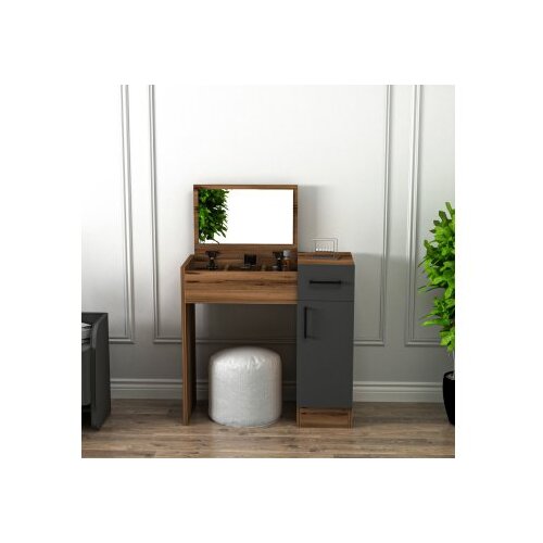 Hanah home sto za šminkanje inci light walnut anthracite Cene
