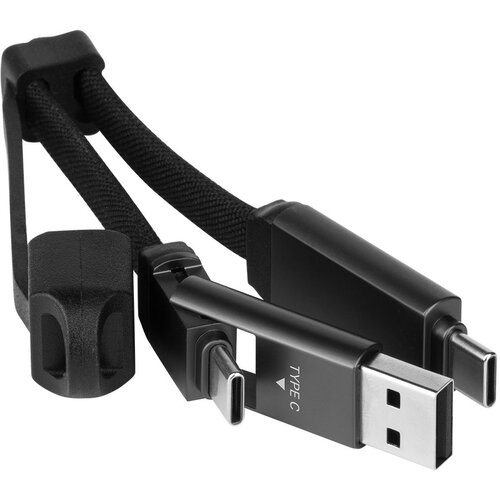Meixi Mini USB kabl FELIX 2u1 60W &ndash; 21 cm/ dodatak za kačenje/ PD/ crni Cene