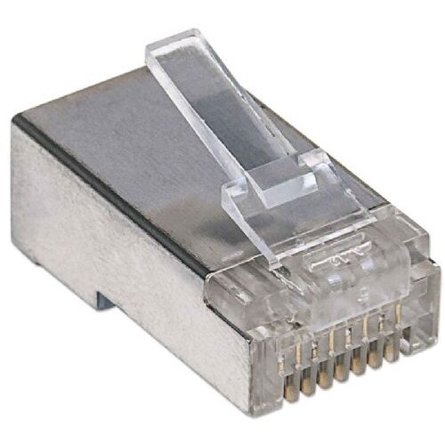 Intellinet 100 kos Cat5e RJ45 STP 3-točkovni modularni konektorji Slike