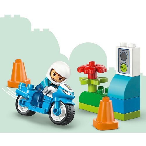 Lego DUPLO&amp;reg; - Plavi policijski motocikl (10471) Slike