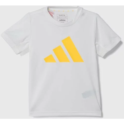 Adidas Dječja majica kratkih rukava boja: bijela, s tiskom
