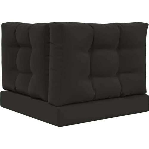  Jastuk za vanjsku sofU 3 pcs Crna Poliester - Crna 60 x 60 cm 1x sjedalo +1x naslon +1x bočna strana (3D s bartagom) Slike