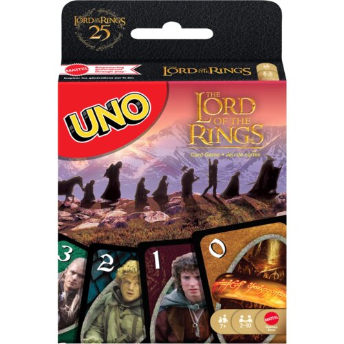 Mattel Games UNO The Lord of the Rings Igra s kartama Odbacivanje Slike
