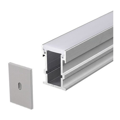 Mitea Lighting aluminijumski profil za led trake 21x25.8x2000mm set sa difuzorom MA631 Cene