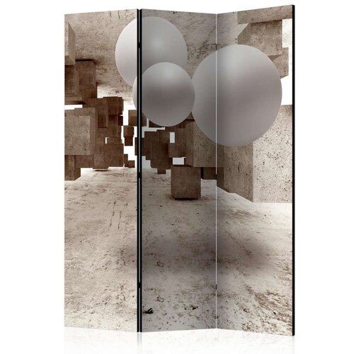  Paravan u 3 dijela - Concrete Maze [Room Dividers] 135x172 Slike