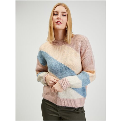 Orsay Blue-pink ladies striped sweater - Women Cijene