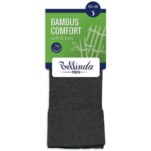 Bellinda BAMBOO COMFORT SOCKS - Classic men's socks - blue Cene