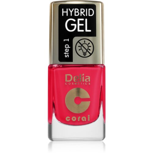 Delia Cosmetics Coral Nail Enamel Hybrid Gel gel lak za nohte odtenek 148 11 ml Slike