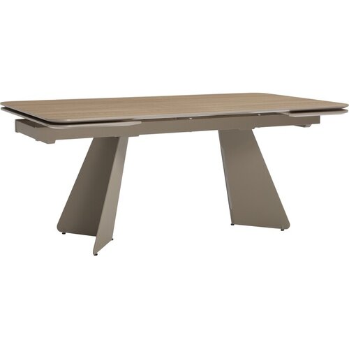 Gent raztegljiva jedilna miza Linios pravokotna, MDF, rjava, 180/220/260x90x76 cm Cene