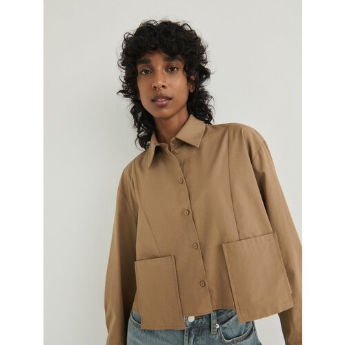 Reserved Ladies` shirt - rjava Cene