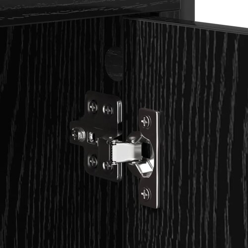  Komoda Crni hrast 102 x 35 x 75 cm Konstruirano drvo - Crni hrast 102 x 35 x 75 cm Cijene